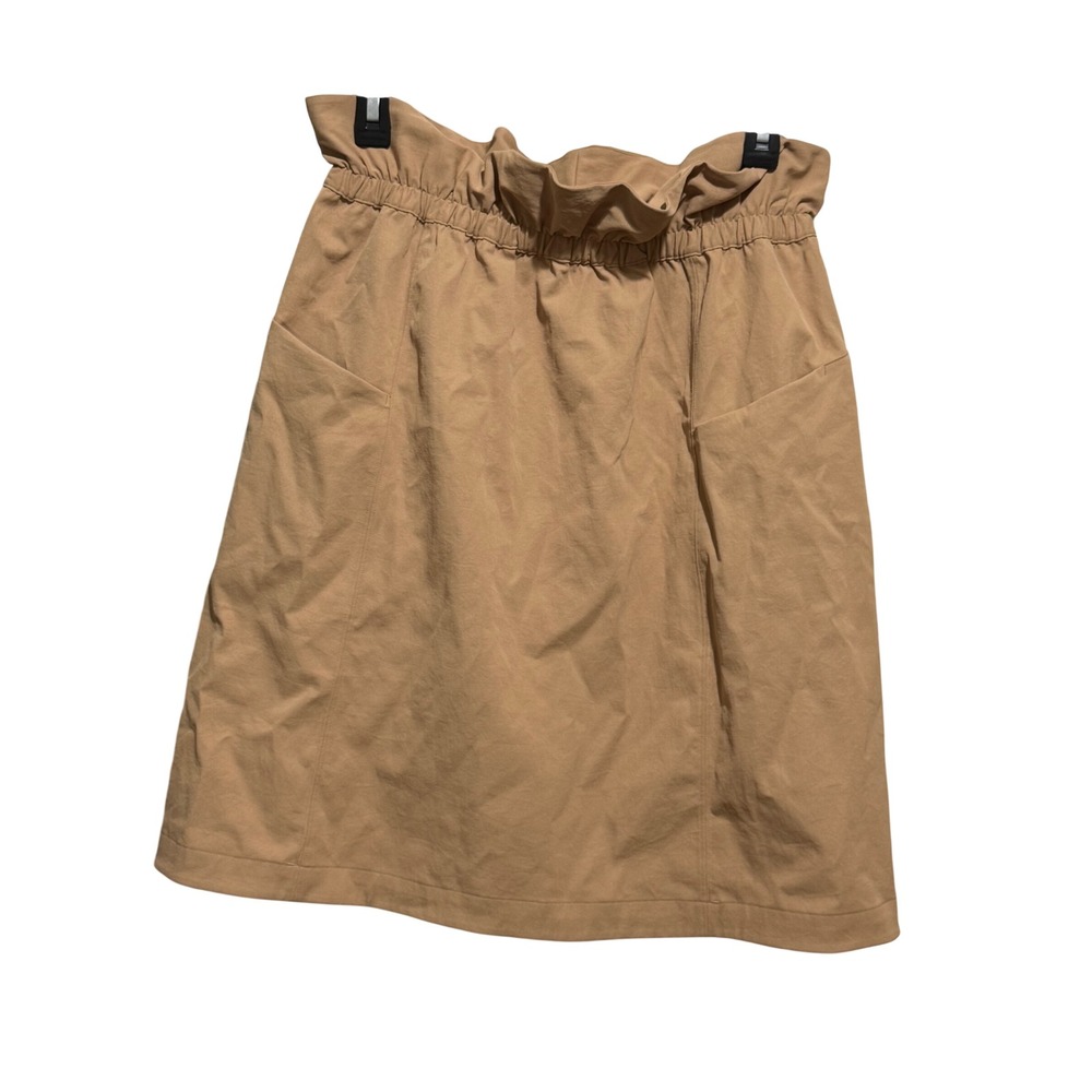 Lululemon Trip Taker Skirt Womens 8 Beechwood Paperbag Waist Pockets Casual